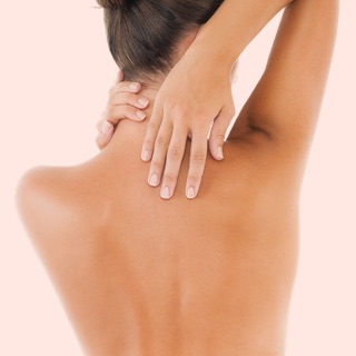 Skin cancer plastic surgery, treatment - female back